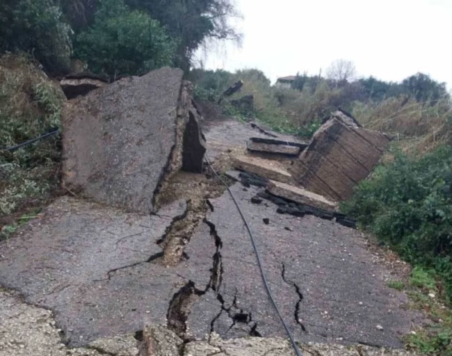Κακοκαιρία: Μεγάλα προβλήματα σε Ηπειρο, Μεσσηνία και Δυτική Ελλάδα - Κυκλοφοριακές ρυθμίσεις λόγω κατολισθήσεων