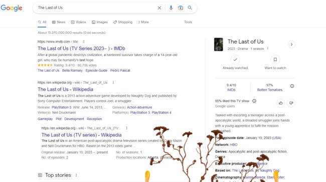 The Last of Us: Το viral easter egg της Google για τη σειρά της HBO