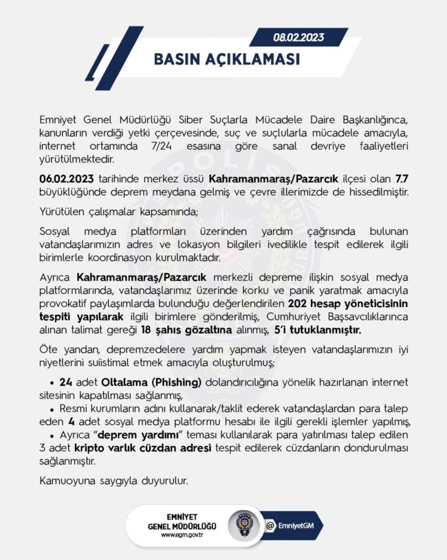ΤΟΥΡΚΙΑ ΑΣΤΥΝΟΜΙΑ