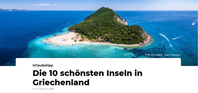 Το απομακρυσμένο ελληνικό νησί που αποθεώνουν γερμανικά ΜΜΕ: "Αυθεντικότητα μακριά από τον μαζικό τουρισμό"