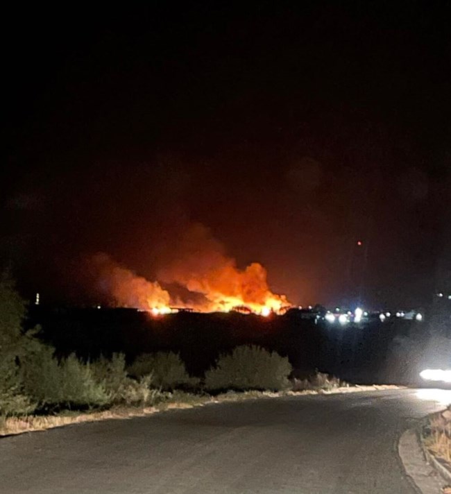 Φωτιά στη Σάμο κατευθύνεται σε αρχαιολογικό χώρο