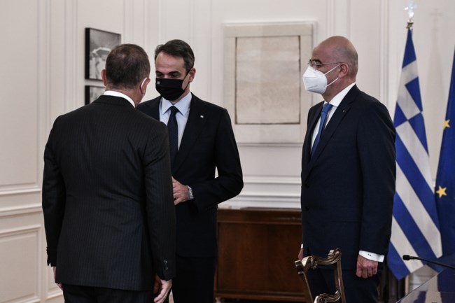 Μητσοτάκης Τσαβούσογλου Δένδιας