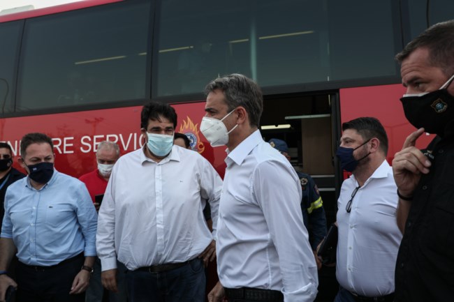 Βαρυμπόμπη - Μητσοτάκης: Δόξα τω Θεώ δεν είχαμε απώλεια ζωής - Οι κρίσιμες υποδομές μας άντεξαν