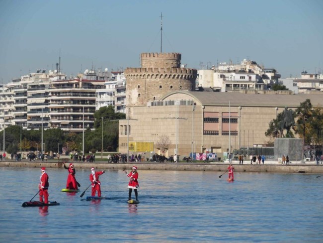 Αϊ-Βασίληδες με... sup θα γεμίσουν τον Θερμαϊκό