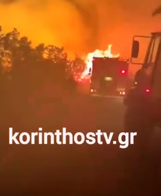 Ξυλόκαστρο: Ολονύχτια μάχη με τις φλόγες στη Λίμνη Δασίου - Η δεύτερη μέσα σε λίγες ημέρες