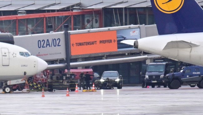 Αεροδρόμιο Αμβούργο ομηρία