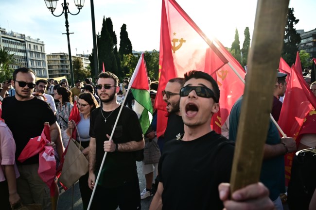 Νέα συγκέντρωση στο Σύνταγμα για την Παλαιστίνη [εικόνες]