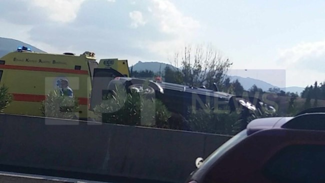 Αυτοκίνητο βγήκε από τον δρόμο και ανετράπη στην Κορίνθου – Καλαμάτας: Μία νεκρή και ένας τραυματίας