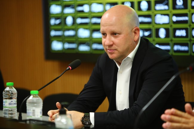 "Idemo": Η ατάκα του Ηλιόπουλου στα σέρβικα στην παρουσίαση του νέου προπονητή της ΑΕΚ, Μάρκο Νίκολιτς [βίντεο]
