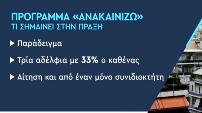 Πρόγραμμα "Ανακαινίζω 2026": Τι αλλάζει στα κριτήρια - Παραδείγματα και διευκρινίσεις
