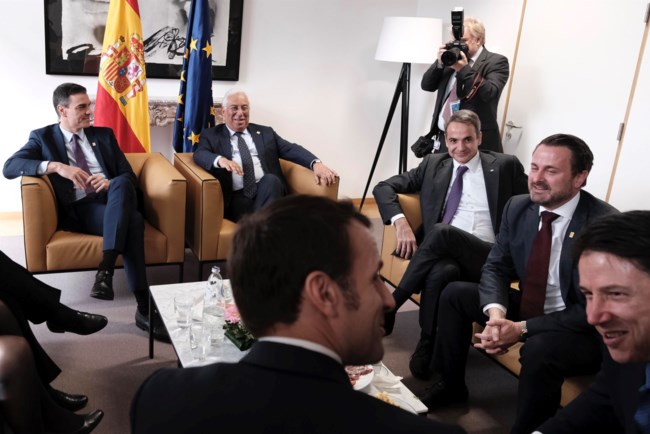 Συνάντηση Μέρκελ, Μακρόν, Σάντσεθ, Μητσοτάκη, Κόντε- Για προϋπολογισμό της ΕΕ