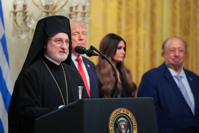 ΝΤΟΝΑΛΝΤ ΤΡΑΜΠ ΕΚΔΗΛΩΣΗ ΛΕΥΚΟΣ ΟΙΚΟΣ 25Η ΜΑΡΤΙΟΥ