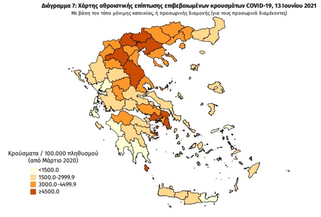 Κορονοϊός - 140 κρούσματα στην Αττική, 22 σε Θεσσαλονίκη - Η διασπορά στην επικράτεια