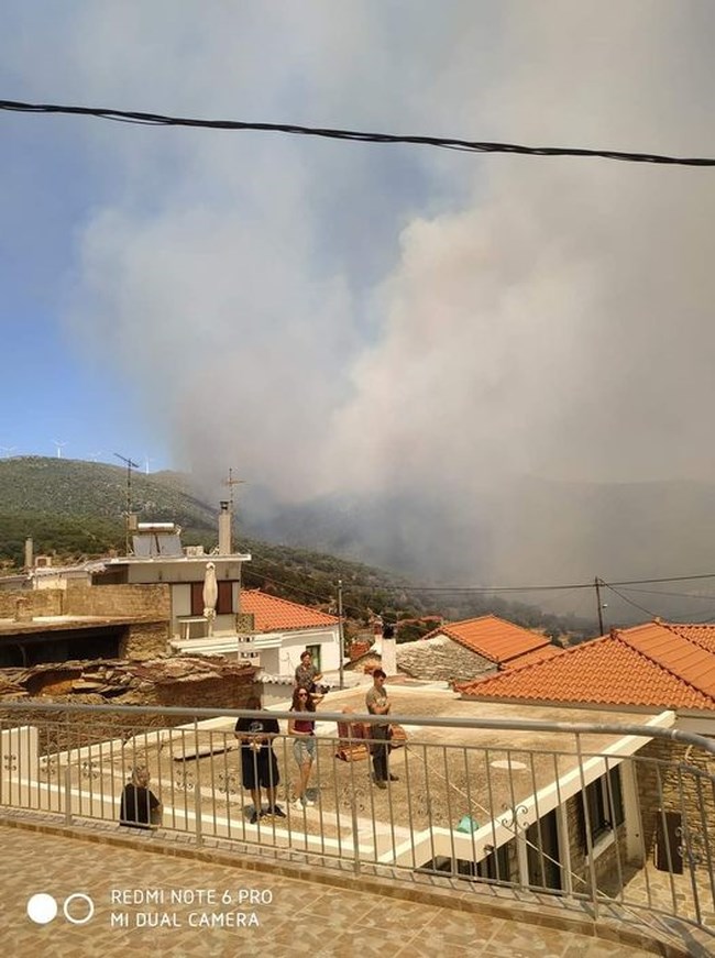 Πυρκαγια Μεσοχώρια Κάρυστος
