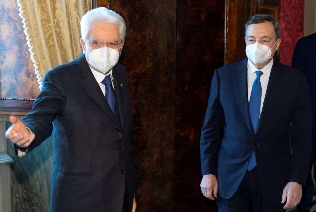 Ιταλία: Ο "Super Mario" επιστρέφει-  Εντολή σχηματισμού κυβέρνησης στον Ντράγκι από τον Σέρτζιο Ματαρέλα