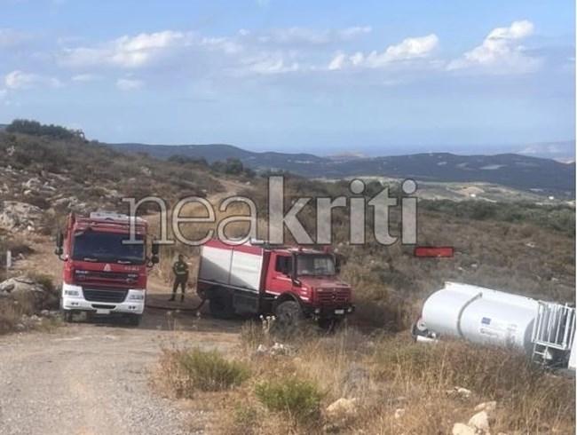 Κρήτη: Υπό πλήρη έλεγχο και χωρίς ενεργό μέτωπο η φωτιά στις Μελέσες Ηρακλείου -Κάηκαν 20 στρέμματα