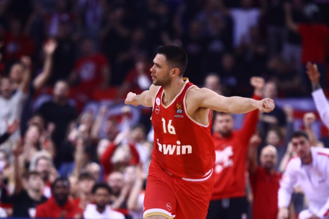 Euroleague: Ισοπεδωτικός και χωρίς Βεζένκοφ ο Ολυμπιακός - Εύκολα την Μπασκόνια στο ΣΕΦ