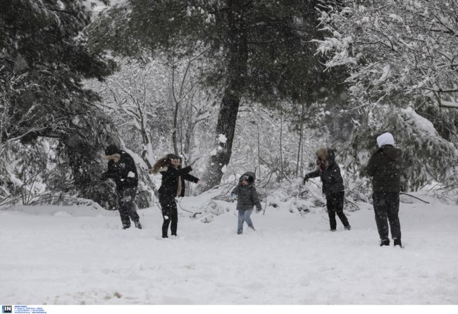 Χιόνια Αθήνα