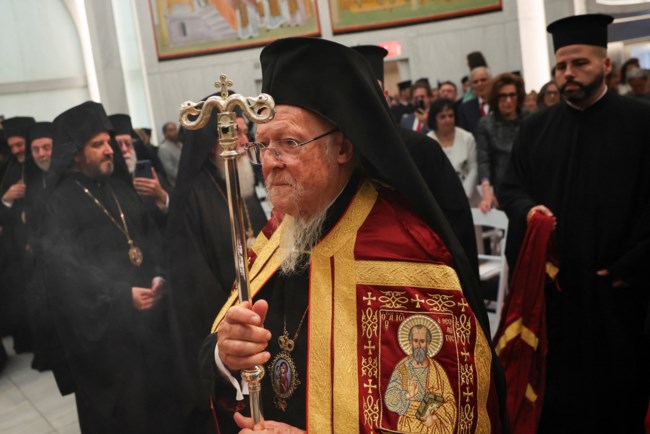 Στον ναό του Αγίου Νικολάου στο Σημείο Μηδέν ο Οικουμενικός Πατριάρχης Βαρθολομαίος [εικόνες]