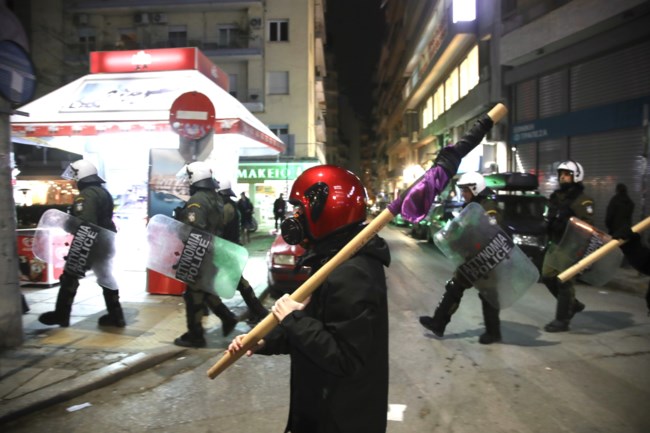 Επεισόδια Θεσσαλονίκη Γρηγορόπουλος