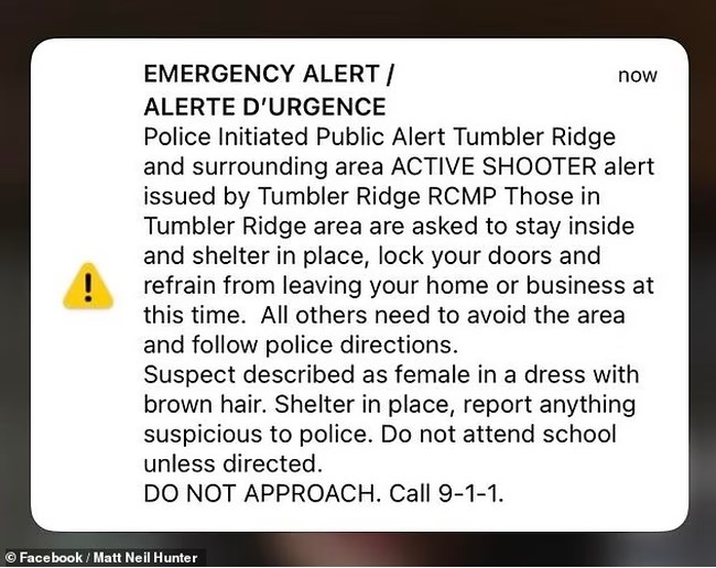 Μακελειό σε σχολείο στον Καναδά: "Με φόρεμα και καστανά μαλλιά" ο τρανς δράστης - Τουλάχιστον 9 νεκροί