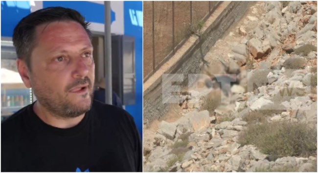 Σύμη: "Ούτε έγκλημα, ούτε πτώση" - Ο Βρετανός παρουσιαστής έκανε 4 χλμ με 45 βαθμούς χωρίς στάση για νερό