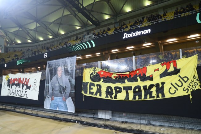 ΑΕΚ ΣΑΜΡΟΚ ΡΟΒΕΡΣ ΛΟΥΛΟΥΔΙΑ ΣΤΗ ΜΝΗΜΗ ΜΑΡΙΟΥ ΧΑΛΚΙΔΑ