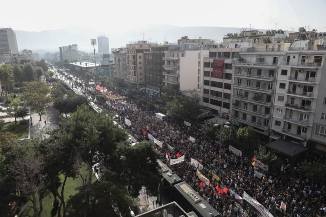 Δίκη Χρυσής Αυγής συγκεντρώσεις