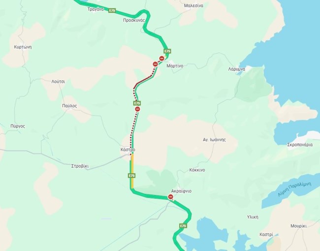 ΚΙΝΗΣΗ ΕΘΝΙΚΗ ΟΔΟΣ ΑΘΗΝΩΝ ΛΑΜΙΑΣ