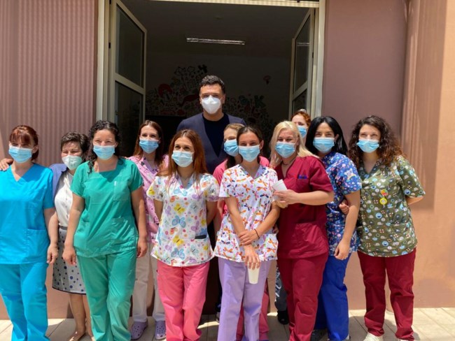 Την Παιδοψυχιατρική Κλινική του ΓΝ Παίδων Πατρών "Καραμανδάνειο" εγκαινίασε ο Βασίλης Κικίλιας