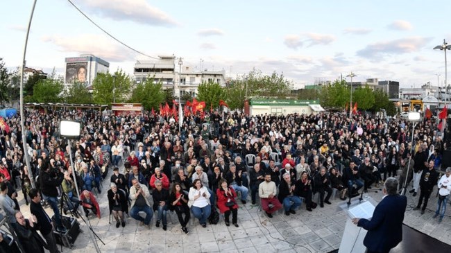 Κουτσούμπας στο Αιγάλεω: Ο εκβιασμός που απευθύνουν δεν είναι προς το ΚΚΕ - Είναι εκβιασμός προς τον λαό