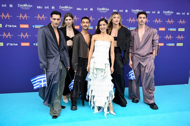 Eurovision 2024: Το εντυπωσιακό φόρεμα της Μαρίνας Σάττι στο χρώμα του πάγου [Εικόνες]