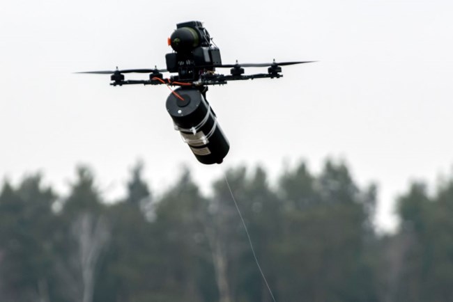 Drone οπτικής ίνας Ουκρανία