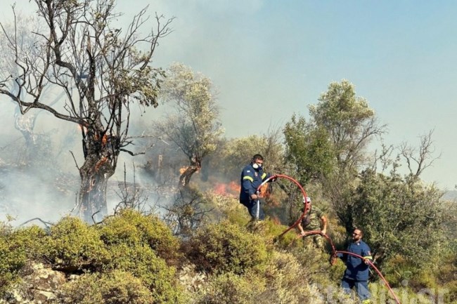 Φωτιά στη Μόρια