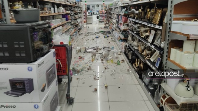 Σεισμός στην Κρήτη: Η στιγμή που τα 6,1 Ρίχτερ χτυπούν το νησί – Τρόμος από το βουητό και τη μεγάλη διάρκεια [βίντεο]
