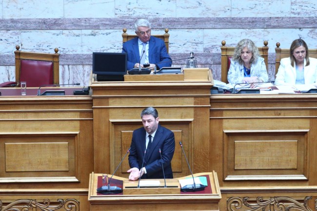 Ανδρουλάκης: Με σφραγίδα Μητσοτάκη η Βουλή έγινε πλυντήριο των ποινικών ευθυνών του κ. Καραμανλή