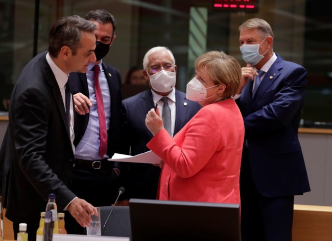 Synodos_Koryfis_Mitsotakis_Merkel_22082020