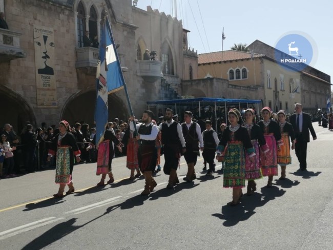 Ρόδος: Με λαμπρότητα η 72η επέτειος της Ενσωμάτωσης της Δωδεκανήσου