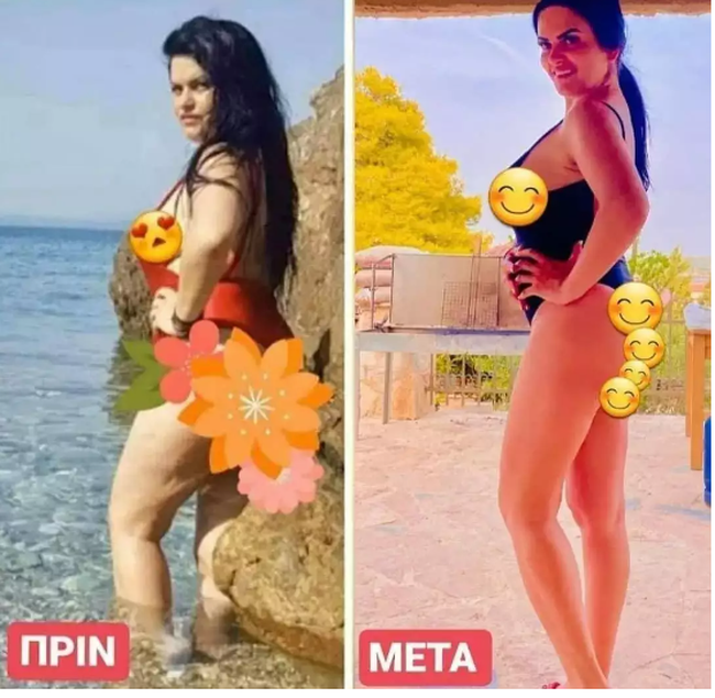 Δήμητρα Κατσαφάδου: Η τεράστια διαφορά στο σώμα της μετά την απώλεια κιλών - Πριν και μετά με το μαγιό της