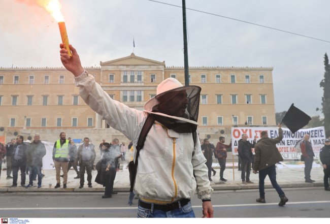 Μελισσοκόμοι στο Σύνταγμα