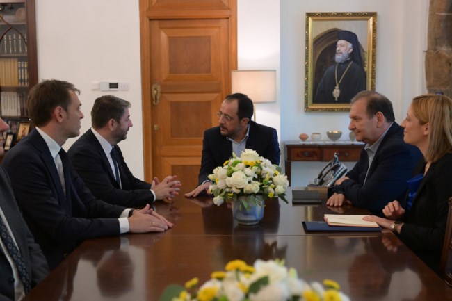 Στην Κύπρο ο Ανδρουλάκης: "Επανέναρξη των συνομιλιών για το Κυπριακό με την ΕΕ σε  πρωταγωνιστικό ρόλο