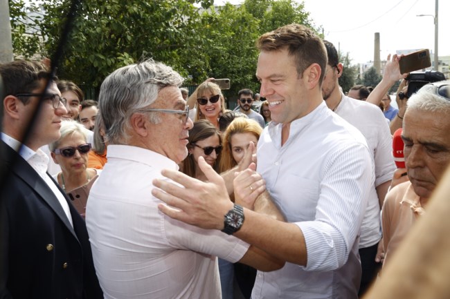 Στο Ν. Ηράκλειο ο Κασσελάκης με Τζάκρη, Χρηστίδου, Μωραΐτη: "Εσείς θα είστε ο νέος ΣΥΡΙΖΑ"