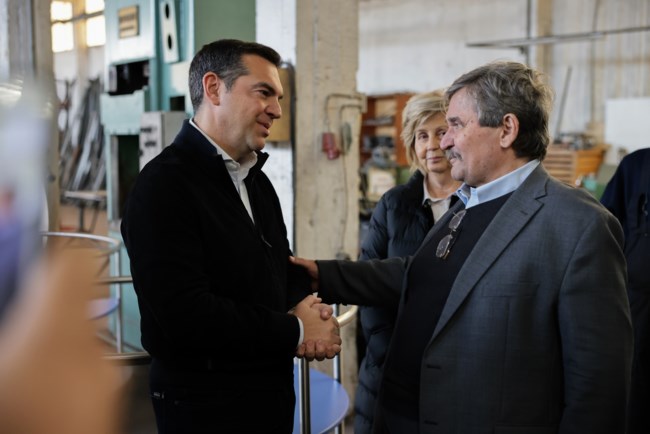 Τσίπρας από Αιγάλεω: Να μπει τέλος στην αισχροκέρδεια, να ανασάνει ο εργαζόμενος και οι μικρές και μεσαίες επιχειρήσεις