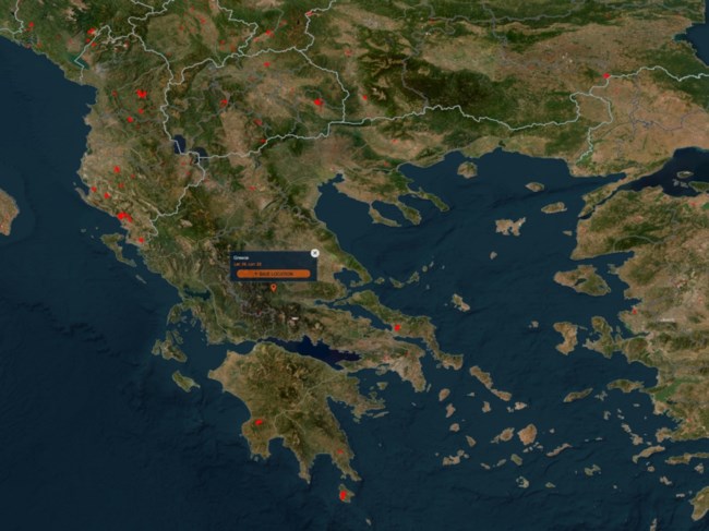 Η απεικόνιση των πυρκαγιών στην Ελλάδα από τη ΝASA - Δεύτερα ημέρα με πολλά μέτωπα