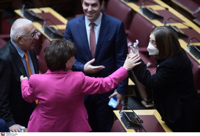 selfie με Κακλαμάνη