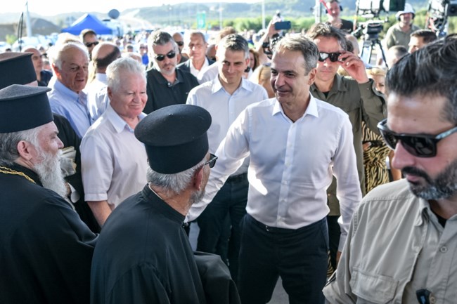 Μητσοτάκης στα εγκαίνια του αυτοκινητοδρόμου Πατρών - Πύργου: "Μέρα χαράς, ικανοποίησης, συγκίνησης αλλά και ευθύνης"