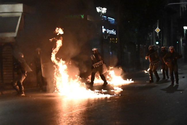 Επεισόδια Σύνταγμα Τέμπη