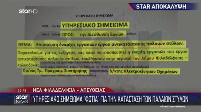 Νέα Φιλαδέλφεια -Τραυματισμός 14χρονης: Υπηρεσιασκό σημείωμα "φωτιά" για την κατάσταση των στύλων