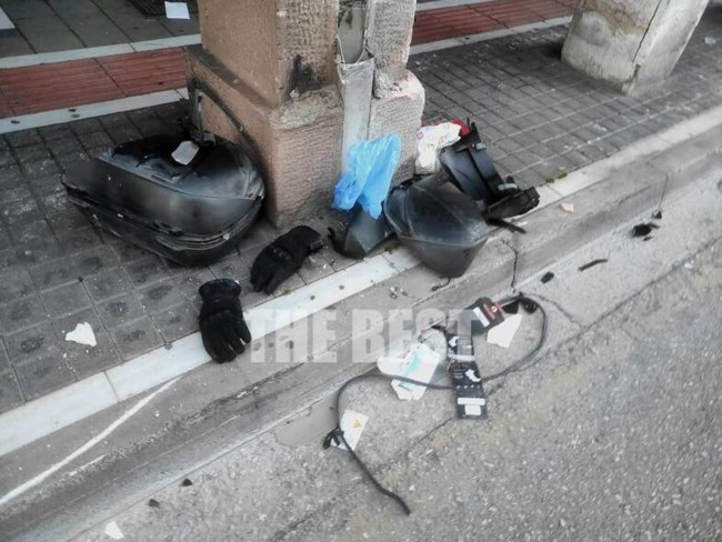 Πάτρα: Νεκρός 28χρονος οδηγός μηχανής - Καρφώθηκε σε κολώνα