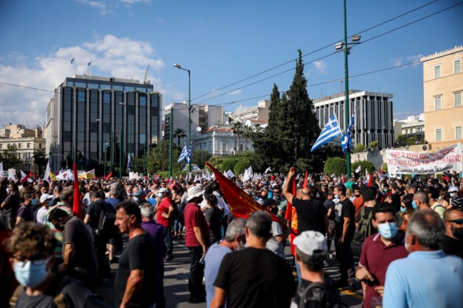 Συλλαλητήριο κατά του εργασιακού